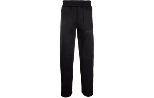 PALM ANGELS x TEAM WANG Knitted Sweatpants Men's Black