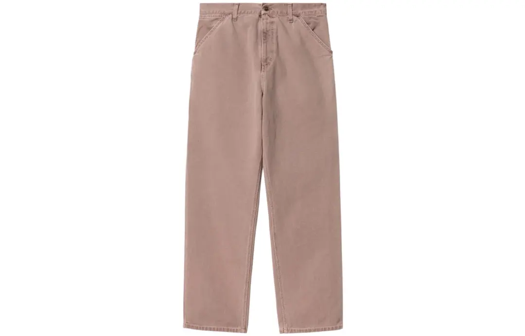 Carhartt WIP Jeans Men's Dusty Pink Moderate Straight Fit Pants