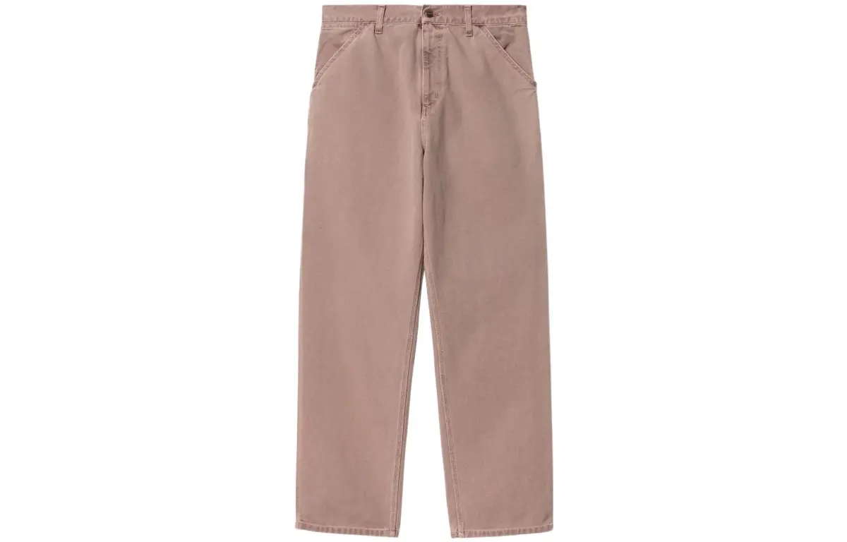 Carhartt WIP Jeans Men's Dusty Pink Moderate Straight Fit Pants