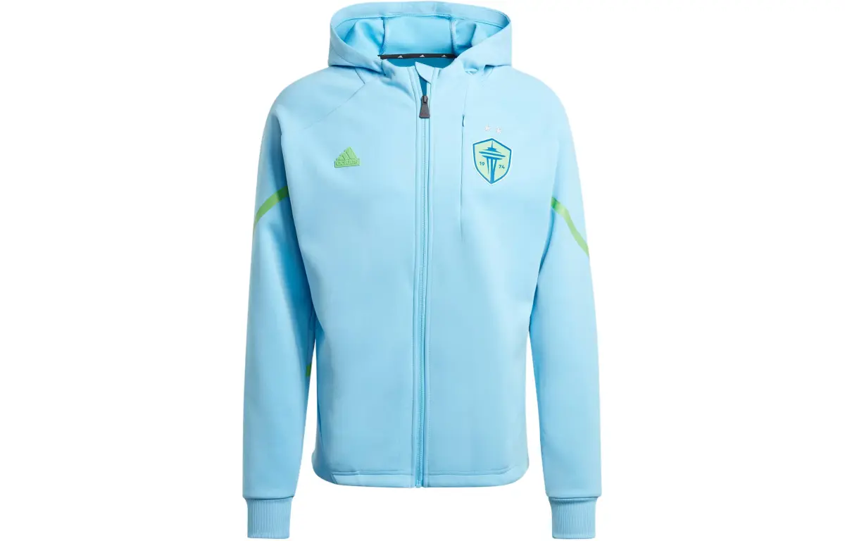 Adidas Seattle Sounders Fc Designed For Gameday Anthem Jacket Jackets & Coats Men's Blue