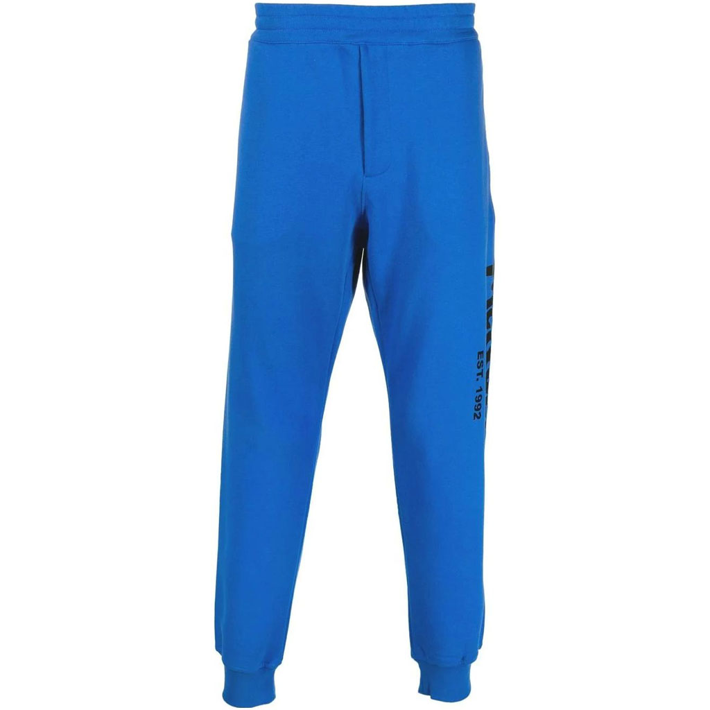 Мужские штаны Alexander McQueen FW22 Logo (синие)