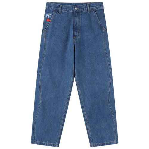 MIND ERROR Jeans Men's Moderate Straight Fit Pants