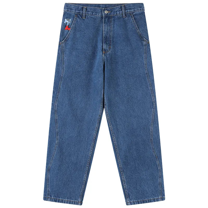 MIND ERROR Jeans Men's Moderate Straight Fit Pants