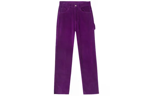 Drew House Smiley Collection Casual Pants Unisex Dark Purple