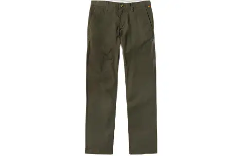 Timberland Casual Pants Men's Green Moderate Slim Fit Pants