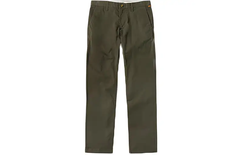 Timberland Casual Pants Men's Green Moderate Slim Fit Pants