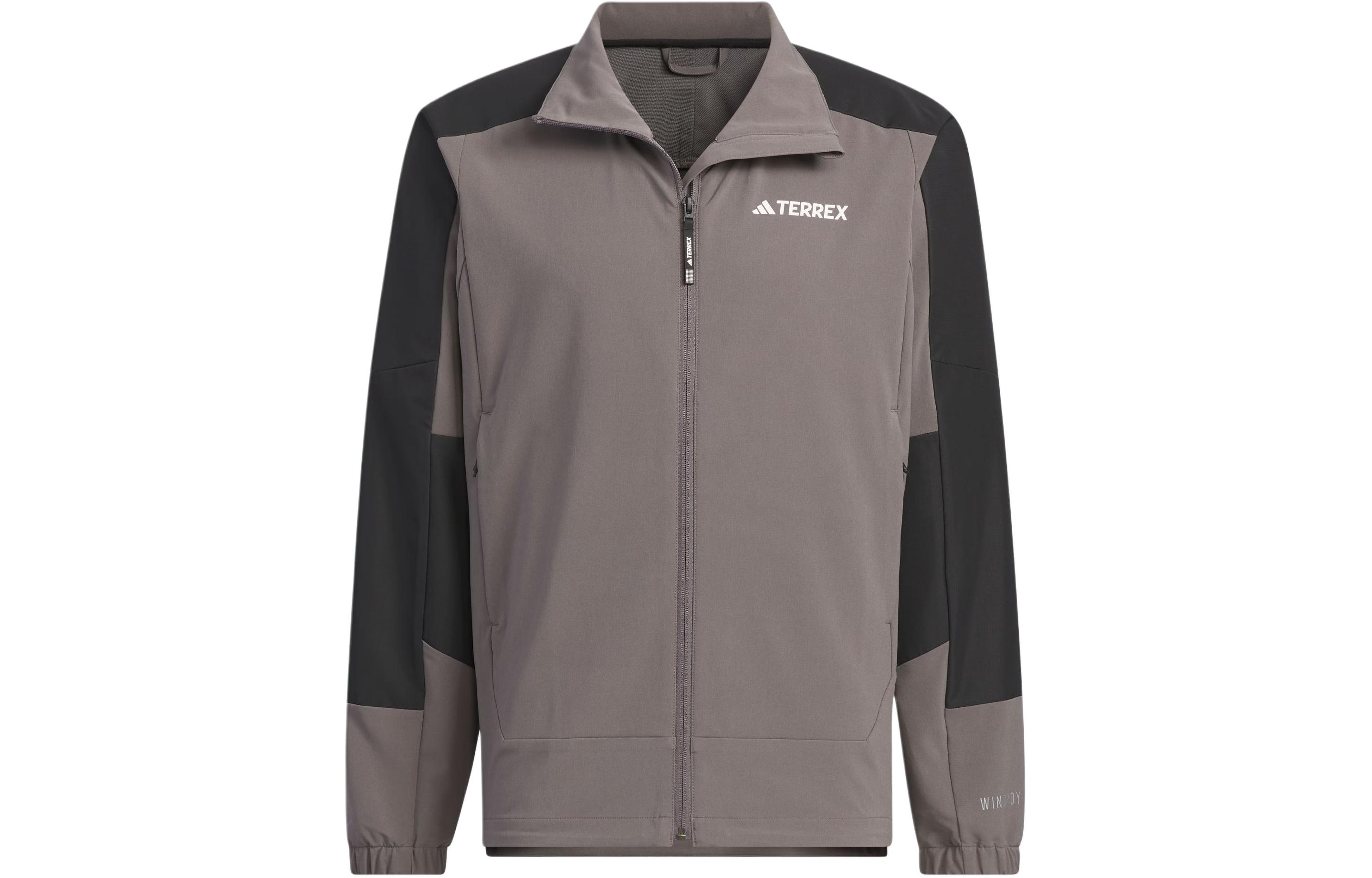 Adidas Wind.Rdy Softshell Non Hooded Retro Jackets & Coats Men's Charcoal Gray