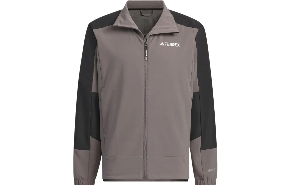 Adidas Wind.Rdy Softshell Non Hooded Retro Jackets & Coats Men's Charcoal Gray