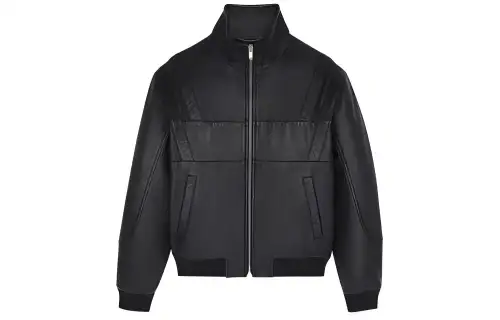 SAINT LAURENT FW22 Leather Jacket Men's Black