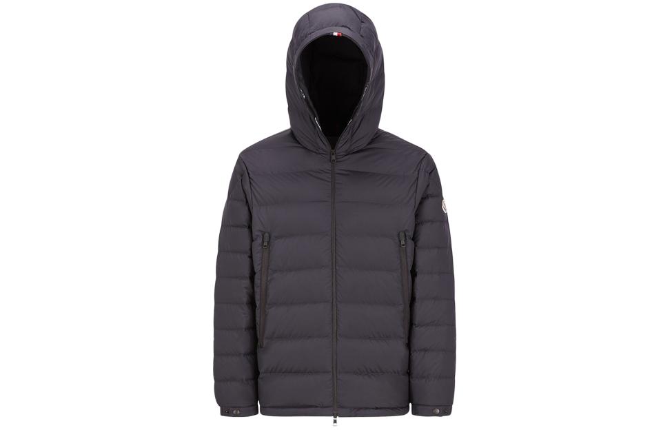 Пуховик Moncler Chambeyron (темно-синий)