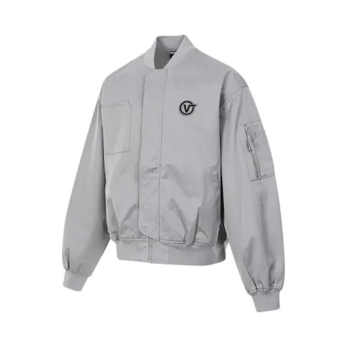 Vans Jackets Men's Gray Stand Collar Moderate
