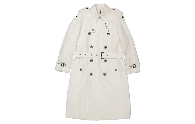 Burberry FW23 Trench Coat Men's White