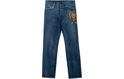 GUCCI Love Parade SS22 Jeans Men's Blue