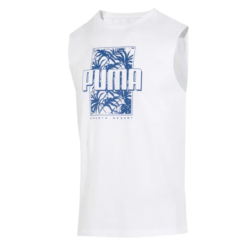 PUMA SS24 Tank Tops Men's White