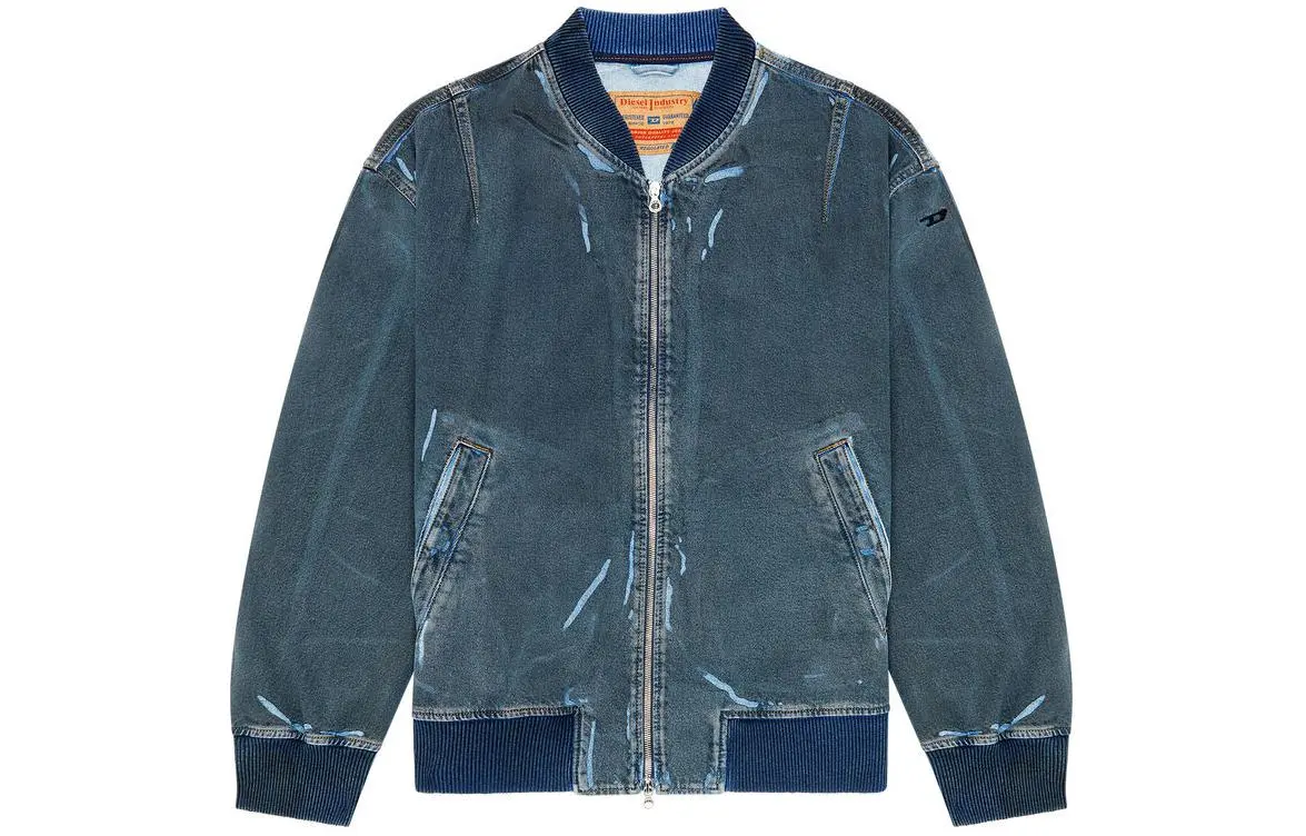 DIESEL D-Vinz-S Bomber Distressed Jacket