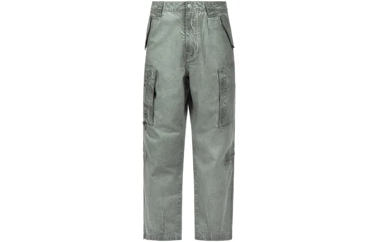 EVISU Jeans Men's Light Gray Moderate Tapered Pants