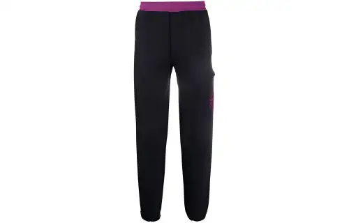 STONE ISLAND Knitted Sweatpants Men's Black Moderate Other