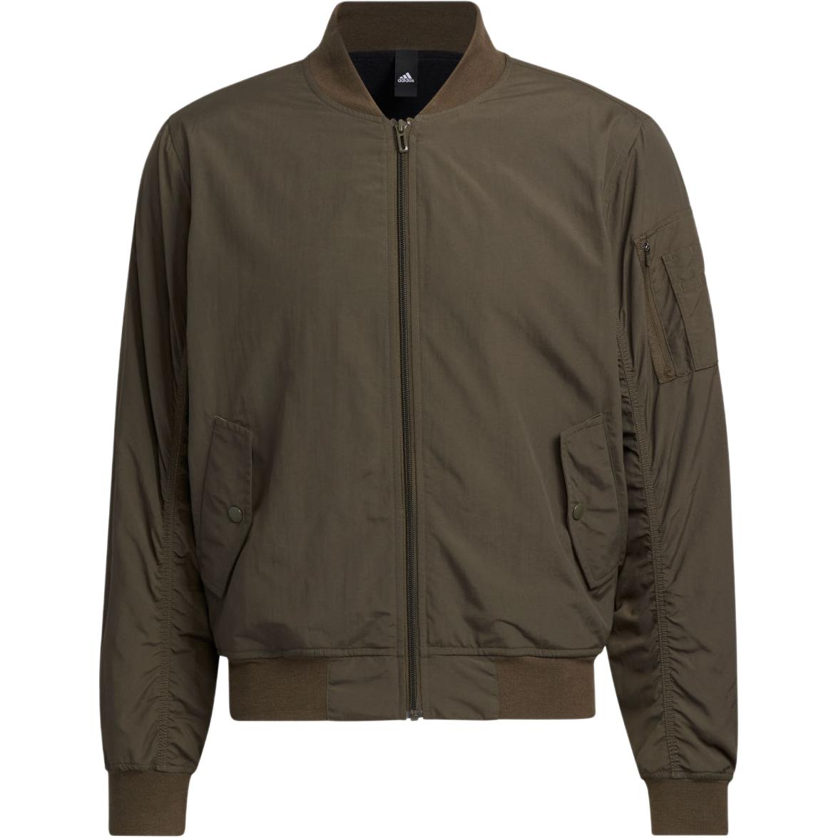 Мужская куртка adidas BOMBER JKT AP (оливковая)