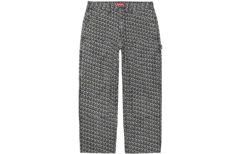 Supreme Monogram Double Knee Denim Painter Pant FW21