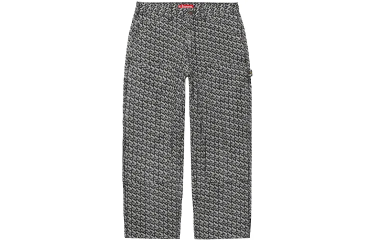 Supreme Monogram Double Knee Denim Painter Pant FW21