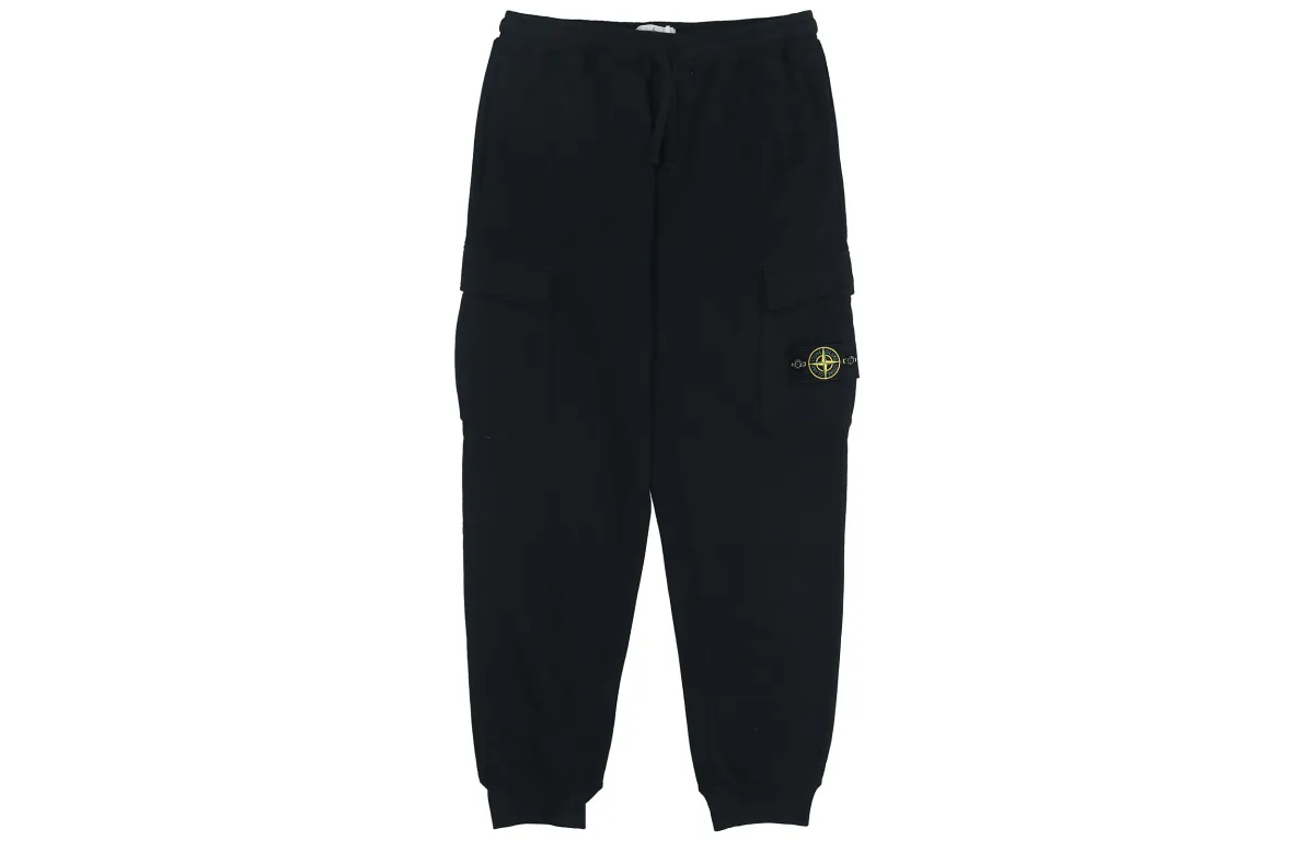 STONE ISLAND FW21 Knitted Sweatpants Men's Black
