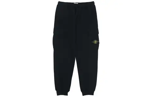 STONE ISLAND FW21 Knitted Sweatpants Men's Black