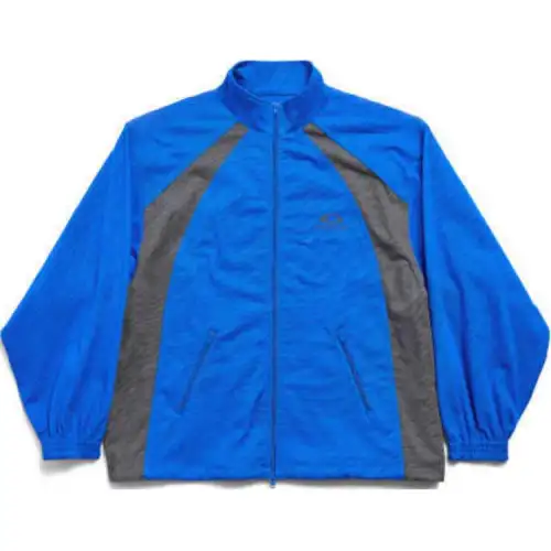 Balenciaga SS25 Jackets & Coats Regular Fit Men's Blue