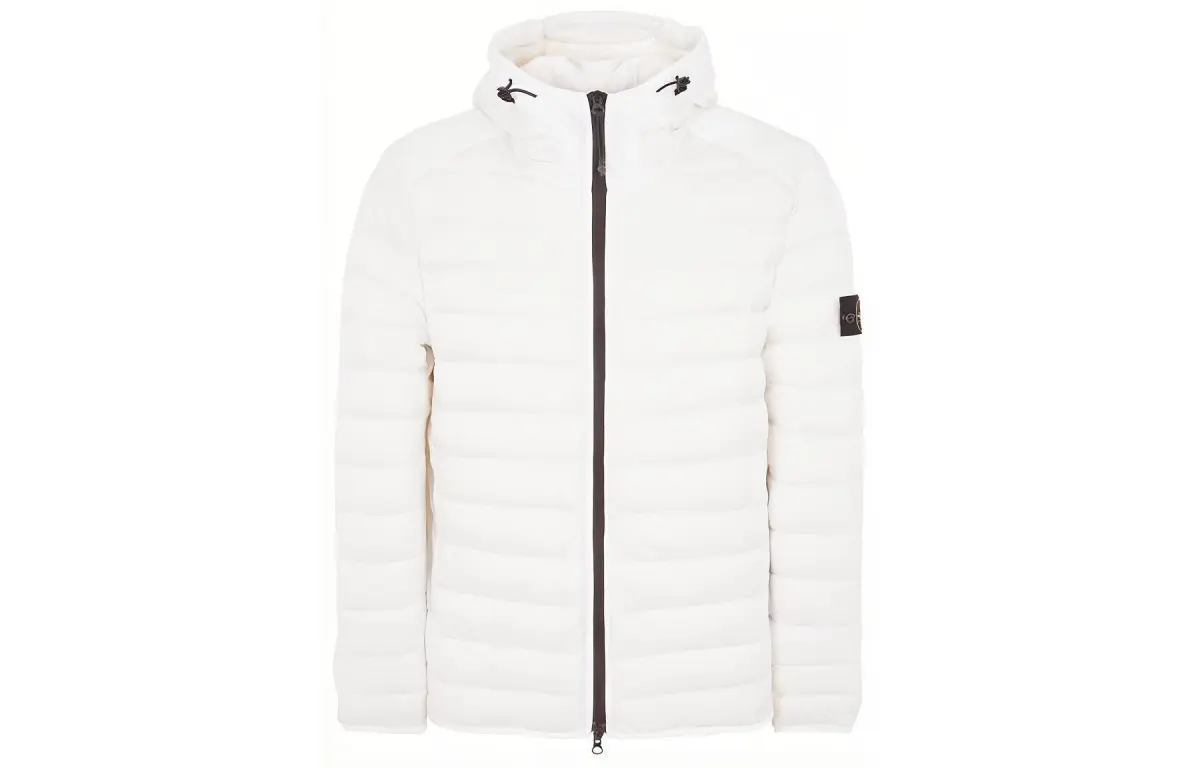 STONE ISLAND Down Jacket Unisex White