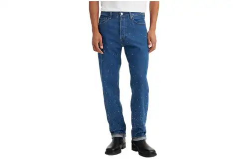 Levis Jeans Men's Blue Moderate Straight Fit Pants