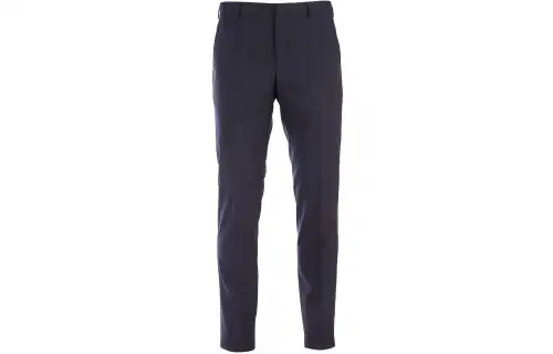 PRADA Casual Pants Men's Blue Moderate Straight Fit Pants