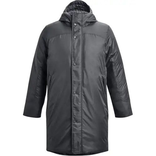 Under Armour Storm Insulated Bench Coat Puffer Jacket Men's Asphalt Gray
