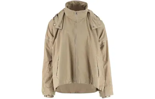 Bottega Veneta Zip Up Hooded Jacket