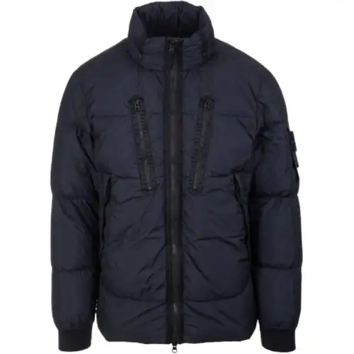 STONE ISLAND Down Jacket Unisex Marine Blue