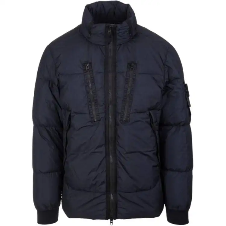 STONE ISLAND Down Jacket Unisex Marine Blue