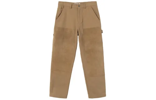Stussy Casual Pants Unisex Khaki Moderate Straight Fit Pants