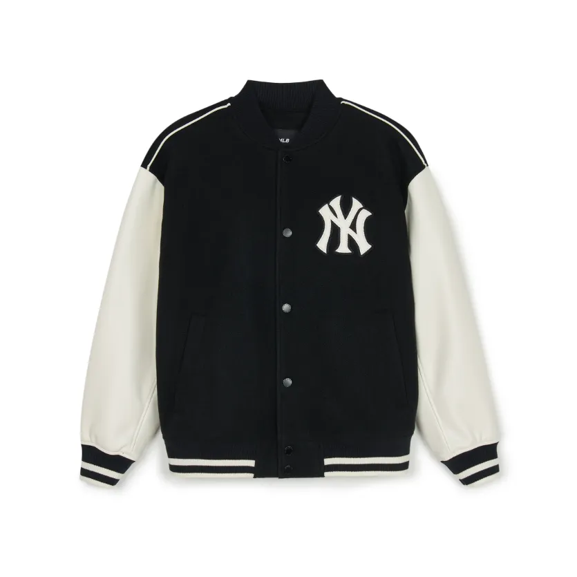MLB Varsity New York Yankees Jacket Unisex Black