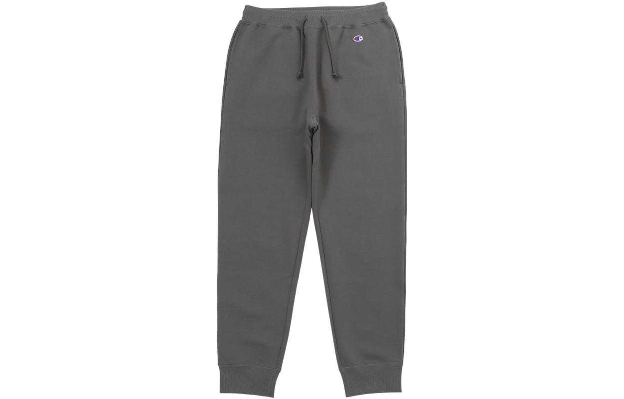Champion FW22 Classic Small C Logo Thickened Fleece Lined Cuffed Pants Casual Sweatpants Japan Version Unisex