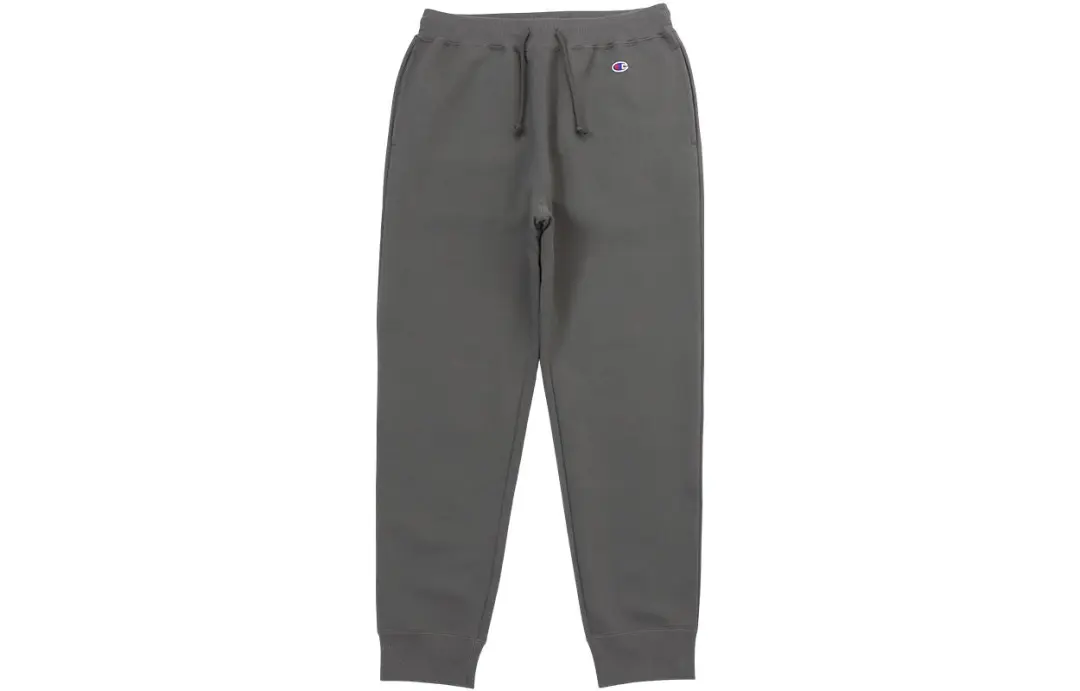Champion FW22 Classic Small C Logo Thickened Fleece Lined Cuffed Pants Casual Sweatpants Japan Version Unisex
