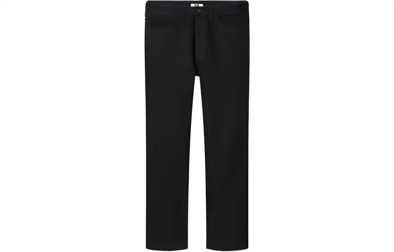 UNIQLO Jeans Men's Black Moderate Straight Fit Pants