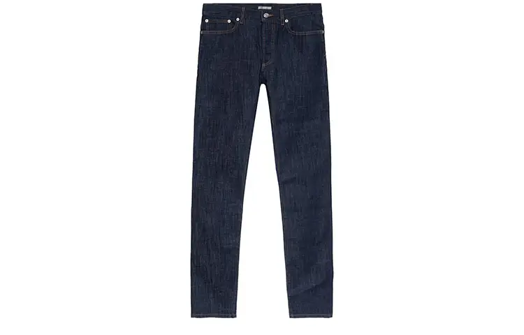 DIOR Jeans Men's Blue Moderate Straight Fit Pants