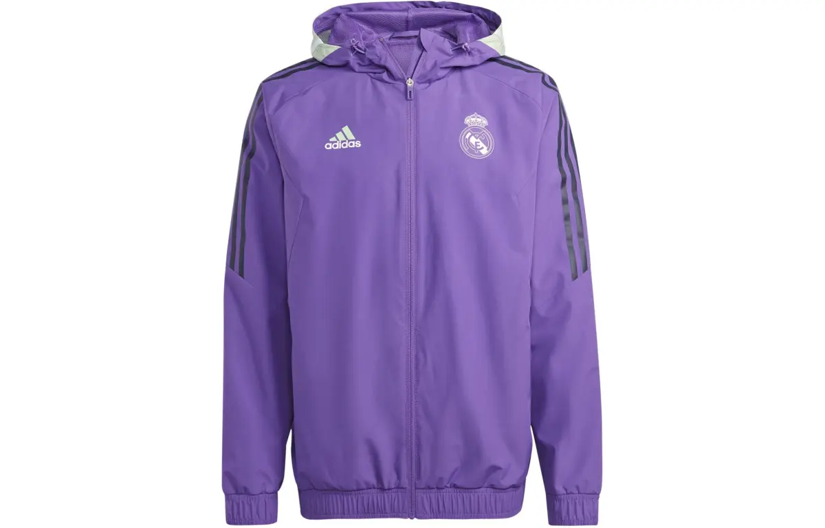 Adidas Real Madrid Jackets & Coats Unisex Active Purple