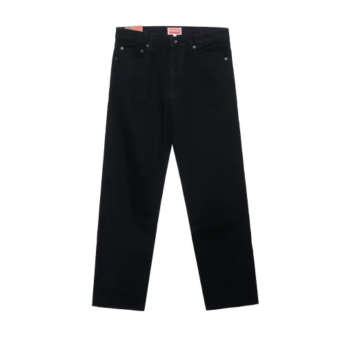 KENZO Mid-Rise Straight-Leg Jeans