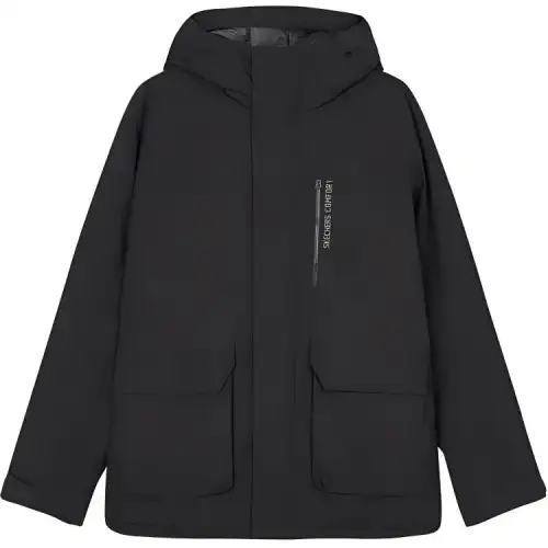 Skechers FW24 Down Jacket Men's Carbon Black