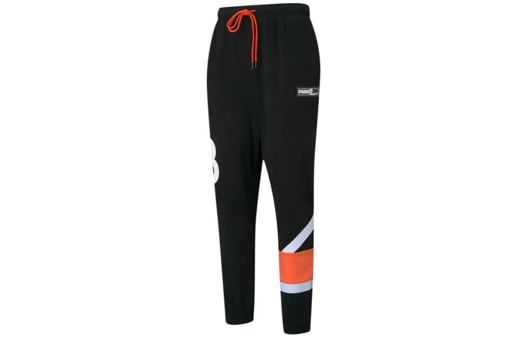 PUMA CLOUDSPUN Knitted Fabric Vintage Sweatpants Men's Black