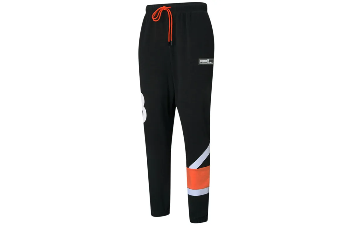 PUMA CLOUDSPUN Knitted Fabric Vintage Sweatpants Men's Black
