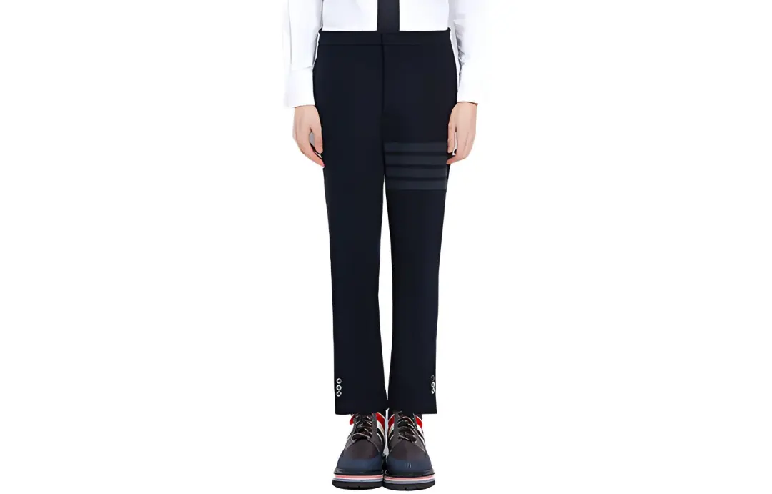 Thom Browne 4-Bar slim-fit tonal trousers