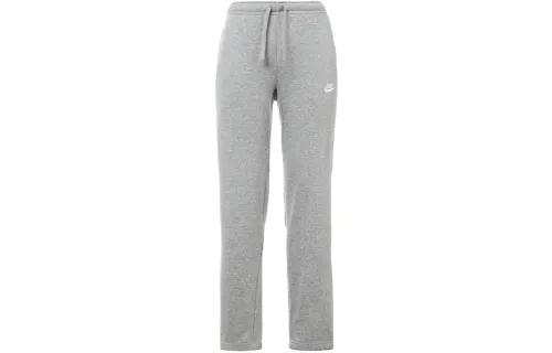 Nike Knitted Sweatpants Men's Gray Moderate Straight Fit Pants