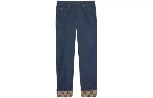 GUCCI FW22 Jeans Men's Dark Blue