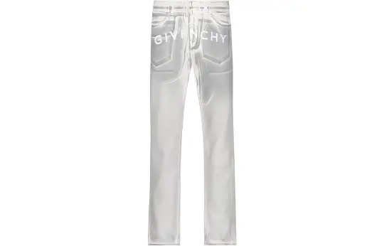 Givenchy Logo Detailed Straight Leg Jeans
