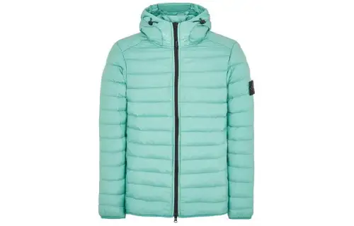 STONE ISLAND Down Jacket Unisex Light Green